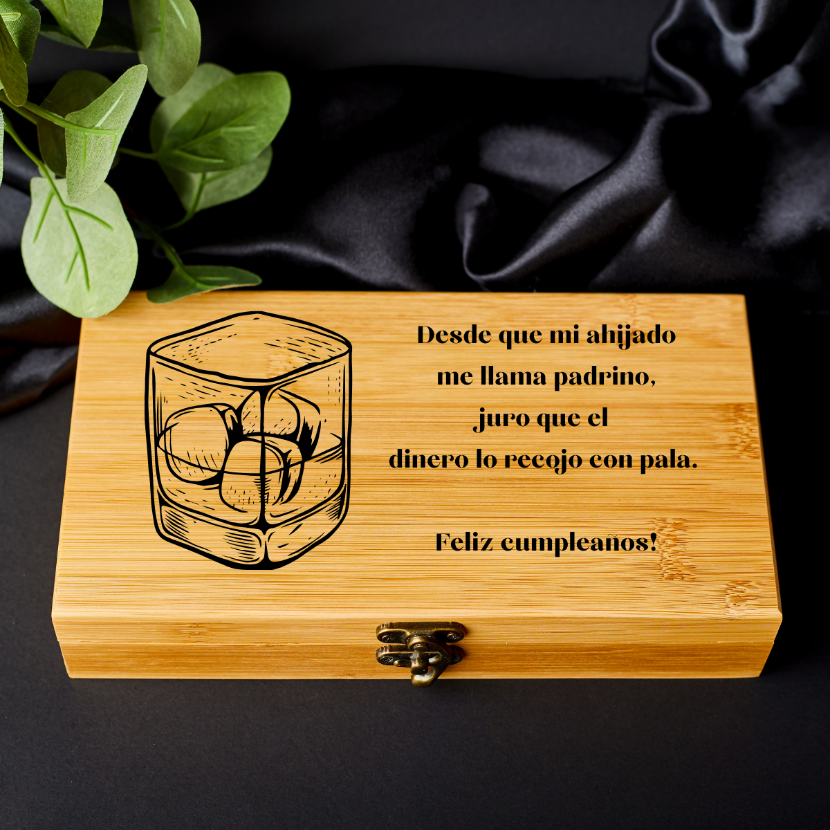 Accesorios para Vino Personalizados - Desde que mi ahijado me llama padrino...