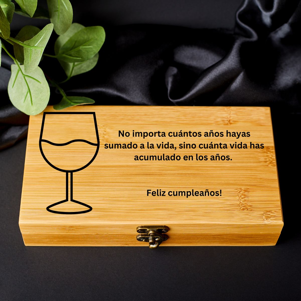 Accesorios para Vino Personalizados - Feliz Cumpleaños!