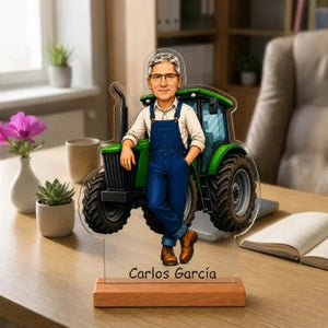 Caricatura Agricultor - Estatua Personalizada tipo Trofeo Meteoris - Regalos con Alma