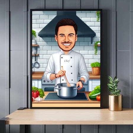 Caricatura Chef