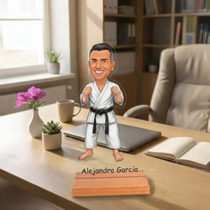 Caricatura de Artes Marciales - Estatua Personalizada tipo Trofeo Meteoris - Regalos con Alma