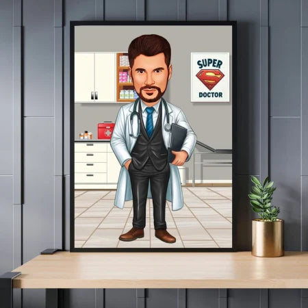 Caricatura de Super Doctor