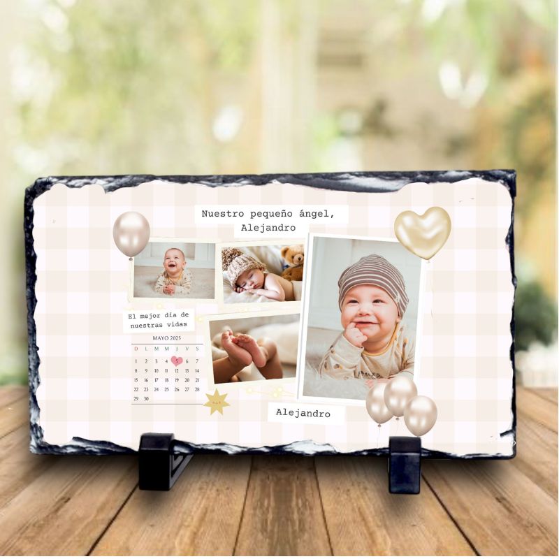 Pizarra personalizada: Calendario de cumpleaños Meteoris - Regalos con Alma