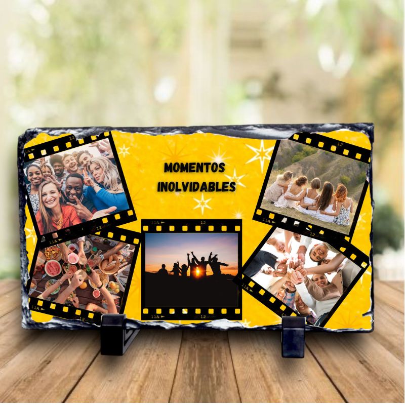 Pizarra personalizada: Momentos inolvidables (5 fotos) Meteoris - Regalos con Alma