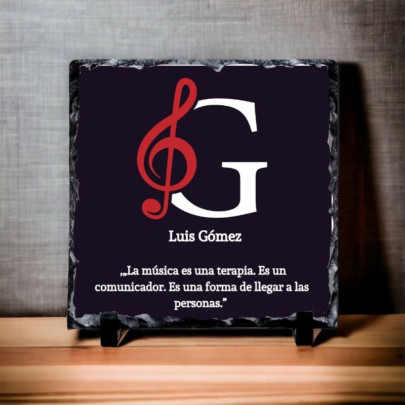 Pizarra personalizada: Música e Inicial Meteoris - Regalos con Alma