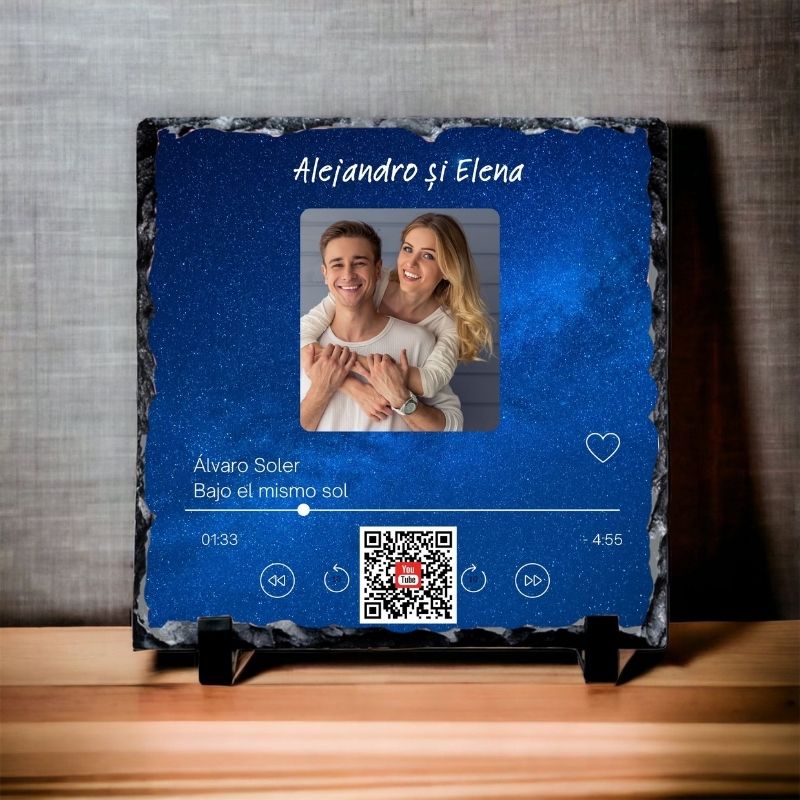 Pizarra personalizada: "Nuestra canción" Meteoris - Regalos con Alma