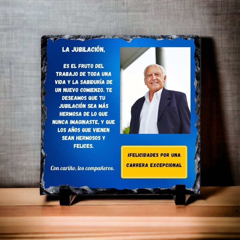 Pizarra personalizada: Regalo de jubilación Meteoris - Regalos con Alma