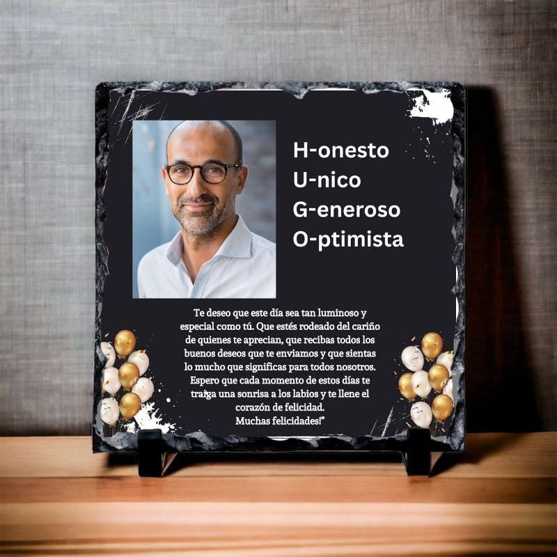 Pizarra personalizada con nombre Meteoris - Regalos con Alma