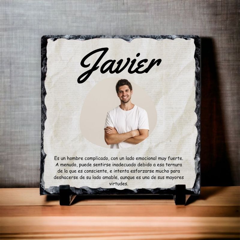 Pizarra personalizada con nombre Meteoris - Regalos con Alma