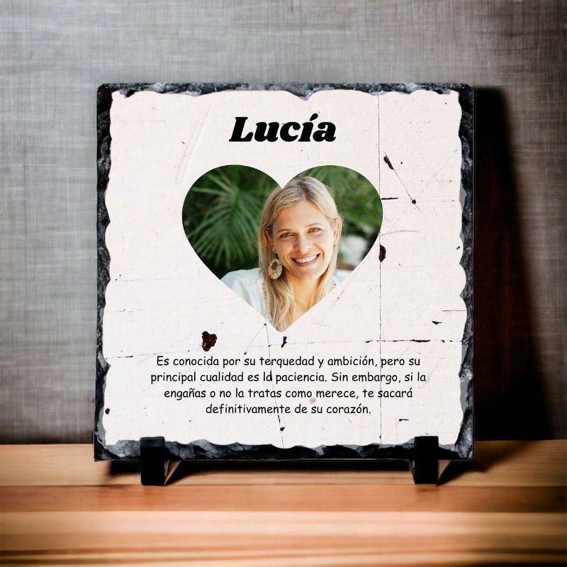 Pizarra personalizada con nombre Meteoris - Regalos con Alma