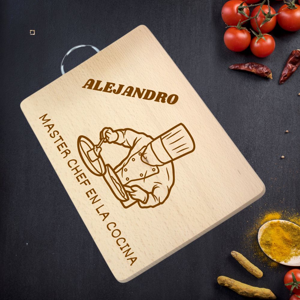 Tabla de cortar personalizada: Chef