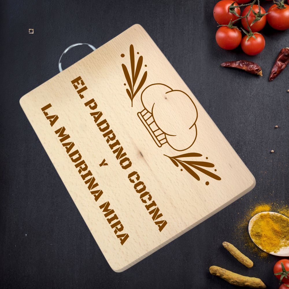 Tabla de madera personalizada: "Para la mejor madrina"