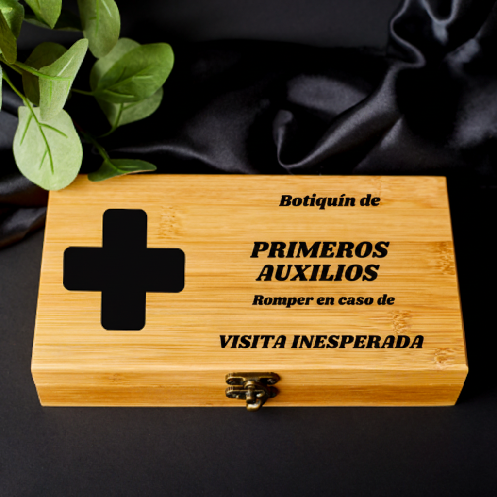Accesorios para vino personalizados - Botiquín de primeros auxilios