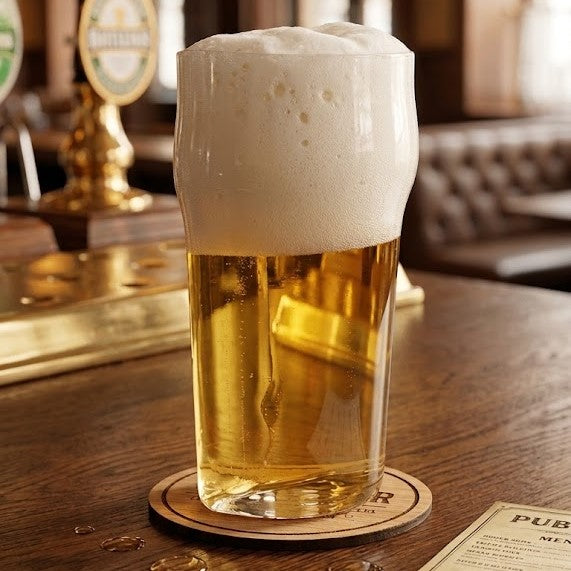 Vaso de Cerveza "Media Pinta", 365 ml - El Regalo de Broma Definitivo Meteoris - Regalos con Alma