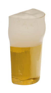 Vaso de Cerveza "Media Pinta", 365 ml - El Regalo de Broma Definitivo