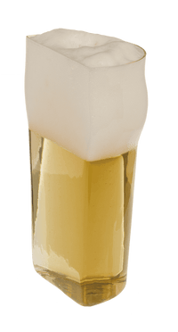 Vaso de Cerveza "Media Pinta", 365 ml - El Regalo de Broma Definitivo
